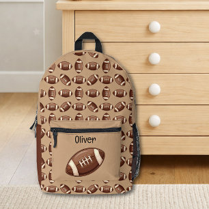 Jongens Cute Voetbal Sport Patroon Bedrukte Rugzak