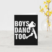 Jongens Dans Te Cool Dancing Dancer Gift Shirt Kaart (Gele Bloem)
