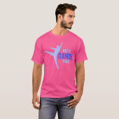 Jongens dansen te pointe danser Shirt (Voorkant volledig)