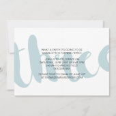 Jongens derde verjaardag uitnodiging (Voorkant)