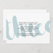 Jongens derde verjaardag uitnodiging (Voorkant / Achterkant)