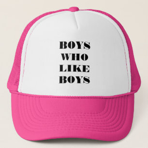 Jongens die jongens T-shirt leuk vinden Trucker Pet