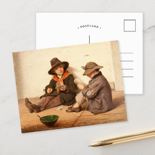 Jongens die kaarten spelen   Antonio Ermolao Paole