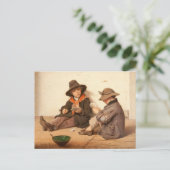 Jongens die kaarten spelen | Antonio Ermolao Paole (Staand voorkant)