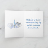 Jongens die Wens dopen Kaart (Binnen)