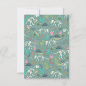 Jongens Dinosaurus Fossiel Graven Verjaardag Bedan Bedankkaart (Achterkant)