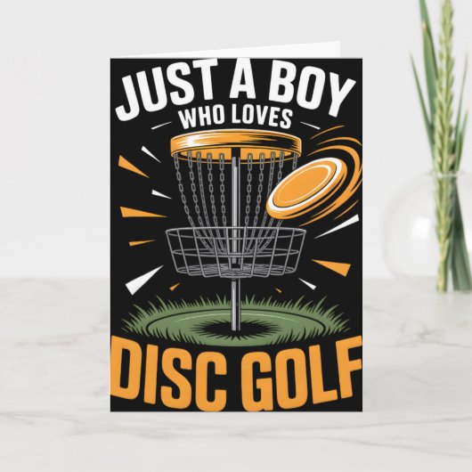 Jongens Disc Golf  Kaart (Voorkant)