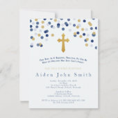 Jongens doop uitnodiging (Voorkant)