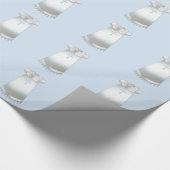 Jongens doopcadeau inpakpapier (Hoek)