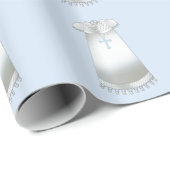 Jongens doopcadeau inpakpapier (Rol Hoek)