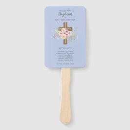 JONGENS Doopprogramma Fan - met sjabloonvelden Handwaaier