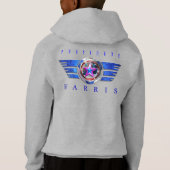 Jongens Dubbelzijdig Harris-Walz Wing/Stamp Medail (Achterkant)