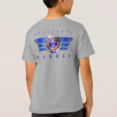 Jongens Dubbelzijdig Harris-Walz Wing/Stamp Medail T-shirt (Achterkant)