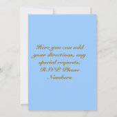 Jongens Eerste Heilige Communauteit Uitnodigingen (Achterkant)