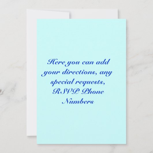 Jongens Eerste Heilige Communauteit Uitnodigingen (Achterkant)