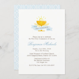 Jongens Eerste Heilige Communie Kaart