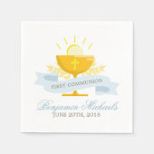 Jongens Eerste Heilige Communie Servet (Voorkant)