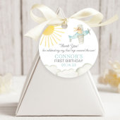 Jongens eerste reis rond de zon bedankjes labels