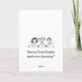 Jongens eerste verjaardag Cupcake Kaart (Achterkant)