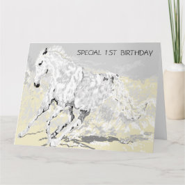 Jongens eerste verjaardag Wenskaart Kaart