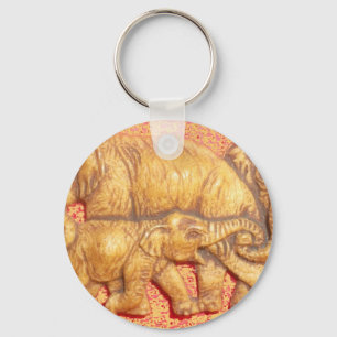 Jongens en meisjes Elephant Family Cool Matata Gif Sleutelhanger