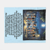 Jongens en Meisjes - Kwekerij Rhyme Fleece Deken (Voorkant (Horizontaal))