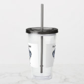 Jongens en Meisjes Liefhebben Olifanten Acryl Drinkbeker (Rechts)