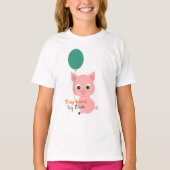 Jongens En Meisjes Tiener Schattige Varken Graphic T-shirt (Voorkant)