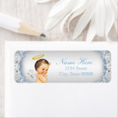 Jongens Engel Doop Doop Etiket (Insitu)