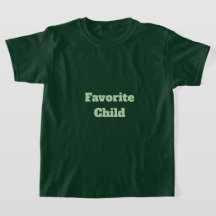 Jongens Favoriete Kind Groen T-shirt