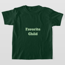 Jongens Favoriete Kind Groen T-shirt
