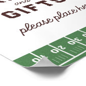 Jongens Football 1e Verjaardag Kaarten + Cadeaubor Poster (Hoek)