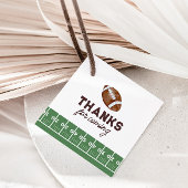 Jongens Football 1e Verjaardag Touchdown Bedankjes Labels