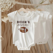 Jongens Football Eerste Jaar Down 1st Verjaardagsf Romper