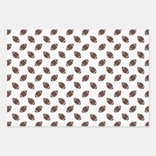 Jongens Football Groene Sport Verjaardag Inpakpapier Vel (Voorkant 3)