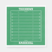 Jongens Football Groene Sport Verjaardag Servet (Voorkant)