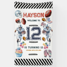 Jongens Football Sport Verjaardagsfeest Welkom