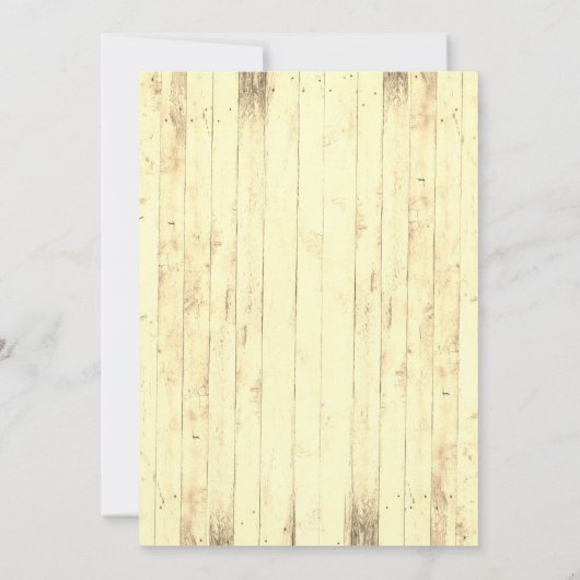 Jongens Foto Rustic Brown Wanted Birthday Kaart (Achterkant)