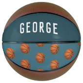 Jongens Fun Blue Modern Basketball Kinder Basketbal (Voorkant)