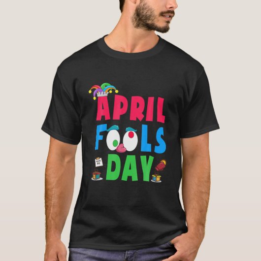 Jongens Funny April Fool Dag April Joke Pranks Ki T-shirt (Voorkant)