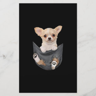 Jongens Funny Chihuahua in uw zakdoekjes Briefpapier