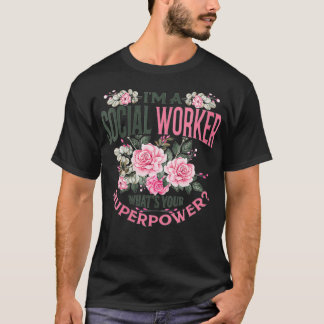 Jongens Funny Ik ben een sociaal werker wat je sup T-shirt