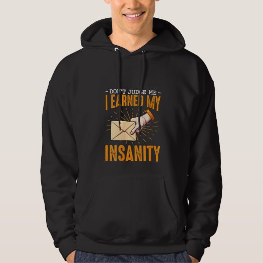 Jongens Funny Mailman Post Postal Worker Delivery Hoodie (Voorkant)