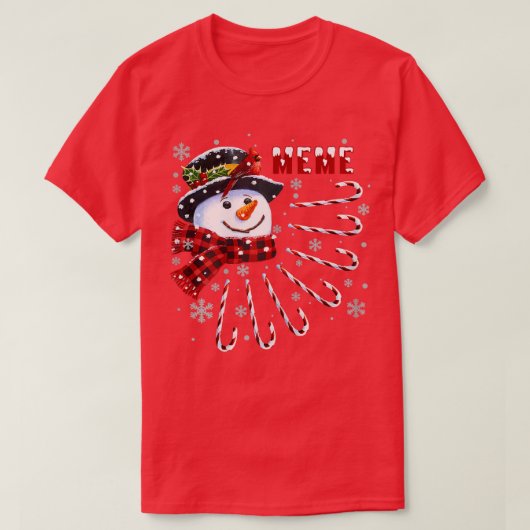 Jongens Funny Meme Kerstman met Snoep Can T-shirt (Design voorkant)