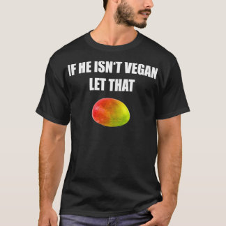 Jongens Funny Vegan Vegetarian Gift als hij niet V T-shirt