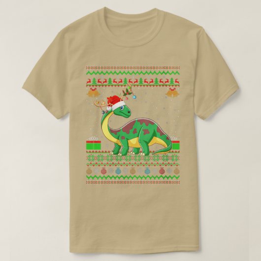 Jongens Funny Xmas lichtende kerstman met Ugly Bro T-shirt (Design voorkant)