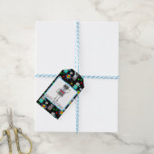 Jongen's geboortedag Robot aan en van Cadeaulabel (Met Touw)