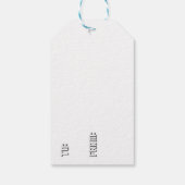 Jongen's geboortedag Robot aan en van Cadeaulabel (Achterkant)