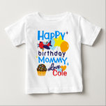 Jongens Gelukkige Verjaardag aan Mama Shirt van So<br><div class="desc">Personaliseer dit Happy Birthday-Shirt voor mama,  papa of zelfs een grote broer! Een grote verrassing voor elk familielid. Ontvanger en kind zijn beide kunnen worden aangepast.</div>