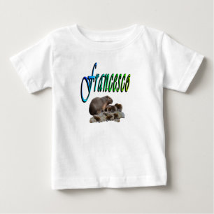 Jongens genaamd Francesco met Capybara-familie,